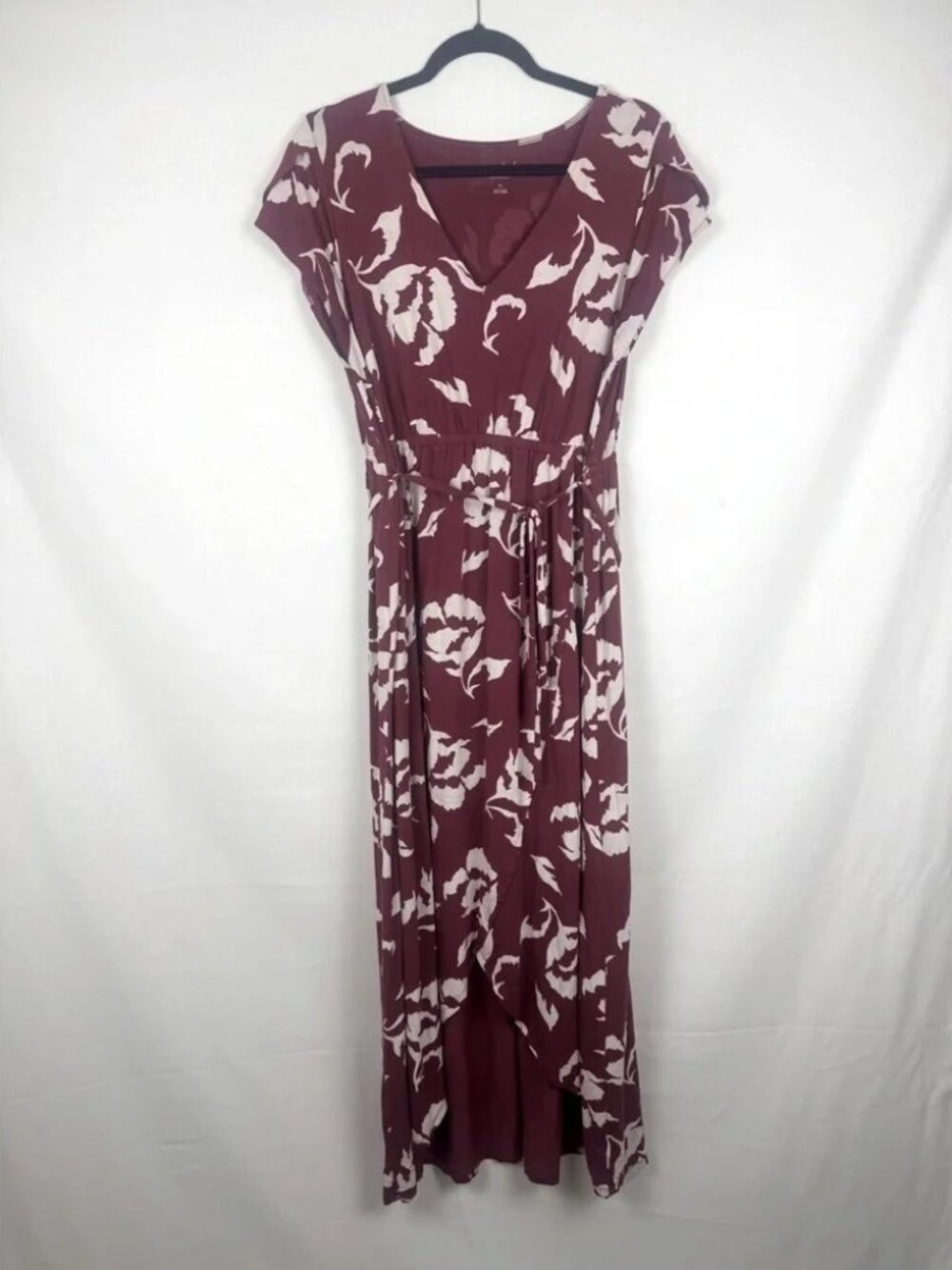 Isabel Maternity Floral V-Neck Dress